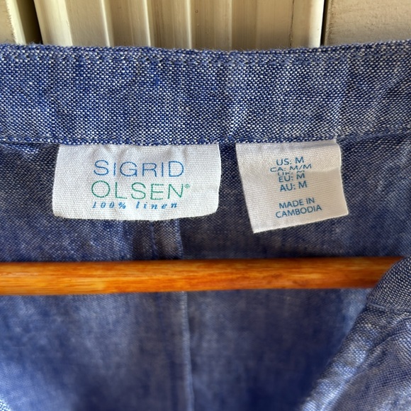 100% Linen Dress. Size Medium. - Picture 3 of 9